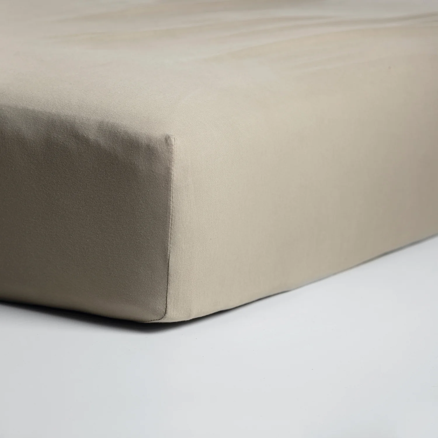 Hoeslaken jersey hoge hoek taupe - Image 6